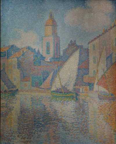 Church Tower of Saint-Tropez by Paul Signac